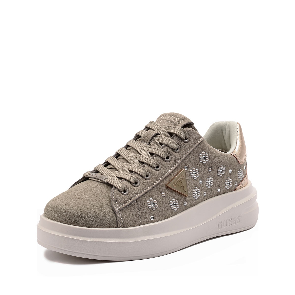 Guess Elbina12 Дамски кецове FLJE12FAB12-TAUPE