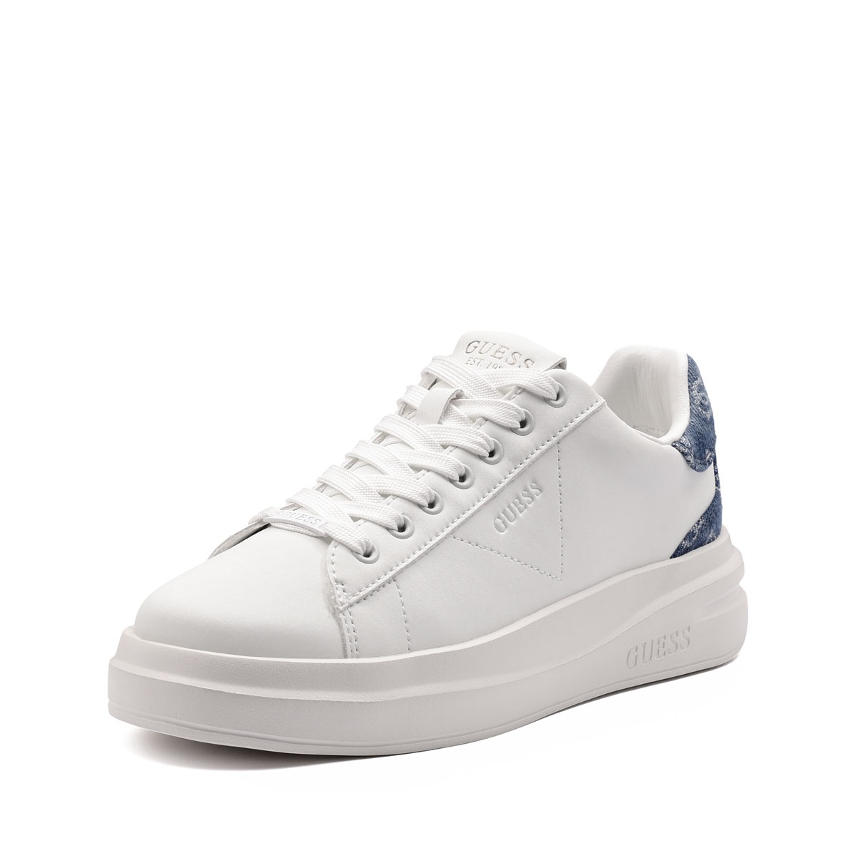 Guess Elbina14 Дамски кецове FLJE14LEA12-WHIDE