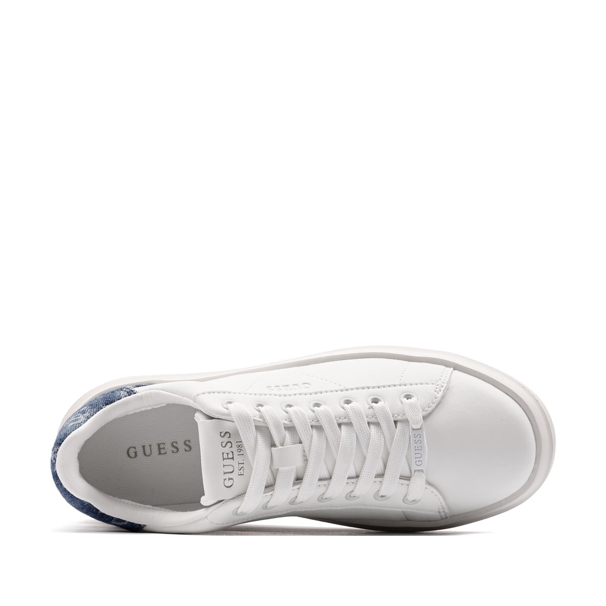 Guess Elbina14 Дамски кецове FLJE14LEA12-WHIDE
