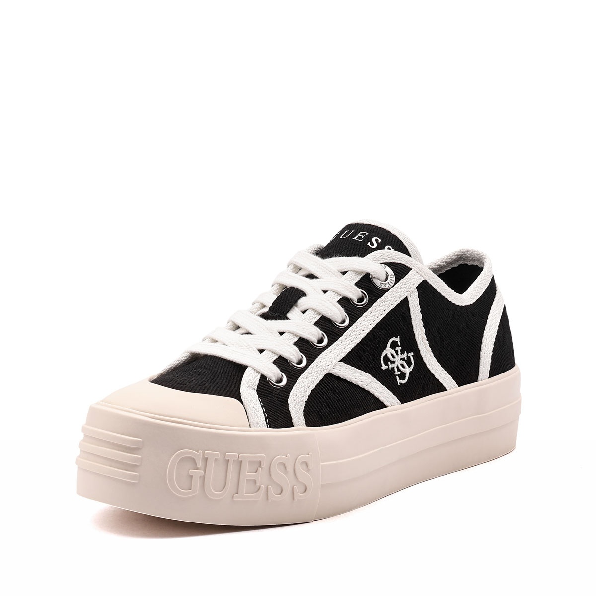 Guess Issah Дамски кецове FLPISSFAL12-BLACK