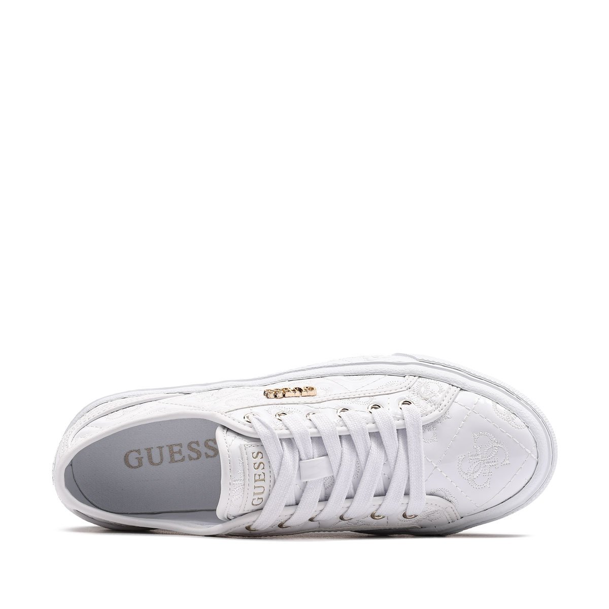 Guess Jlove Дамски кецове FLTJLVFAL12-WHITE