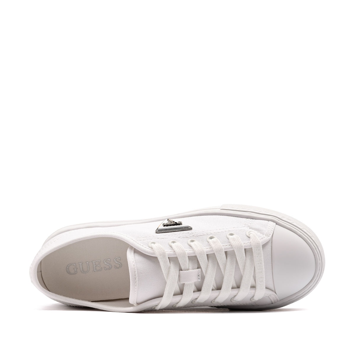 Guess Joezi3 Дамски кецове FLJJZ3FAB12-WHITE