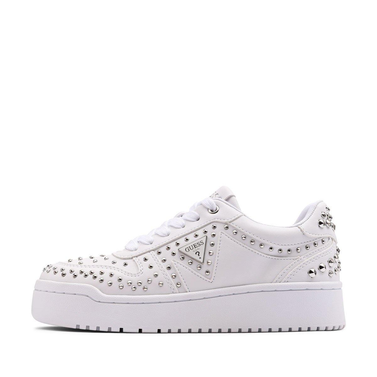 Дамски кецове Guess Mogana FLFMGNELE12-WHITE Guess Mogana Дамски кецове FLFMGNELE12-WHITE