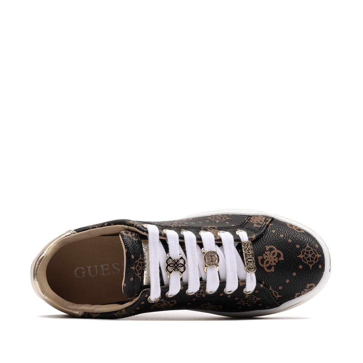 Дамски кецове Guess Stasey3 FLTSS3FAL12-BLKBR Guess Stasey3 Дамски кецове FLTSS3FAL12-BLKBR