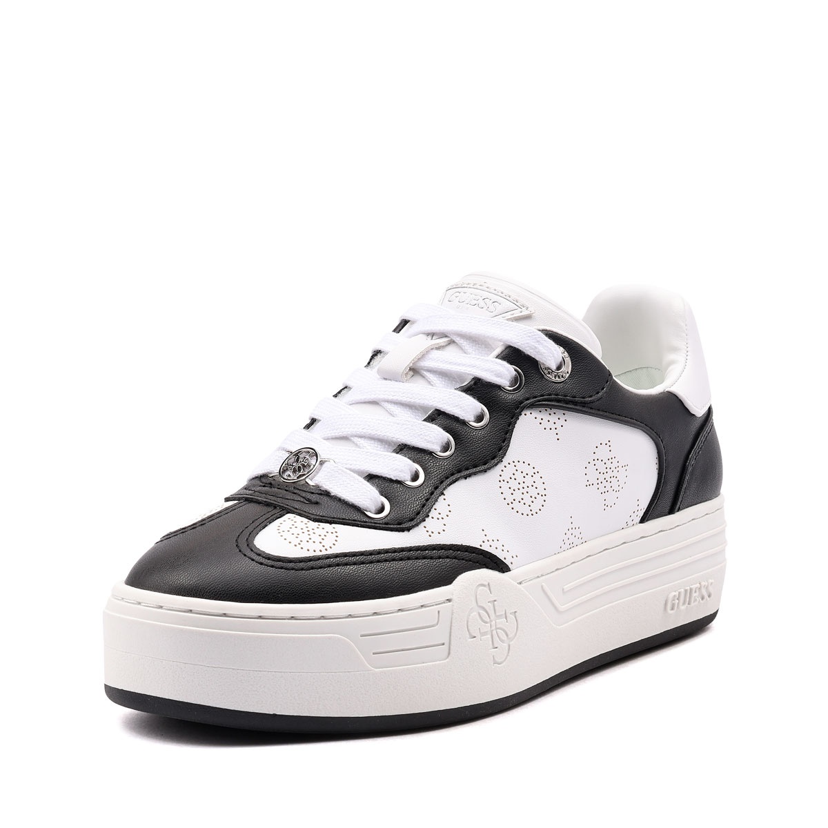 Guess Swole3 Дамски кецове FLPSW3FAL12-WHIBL