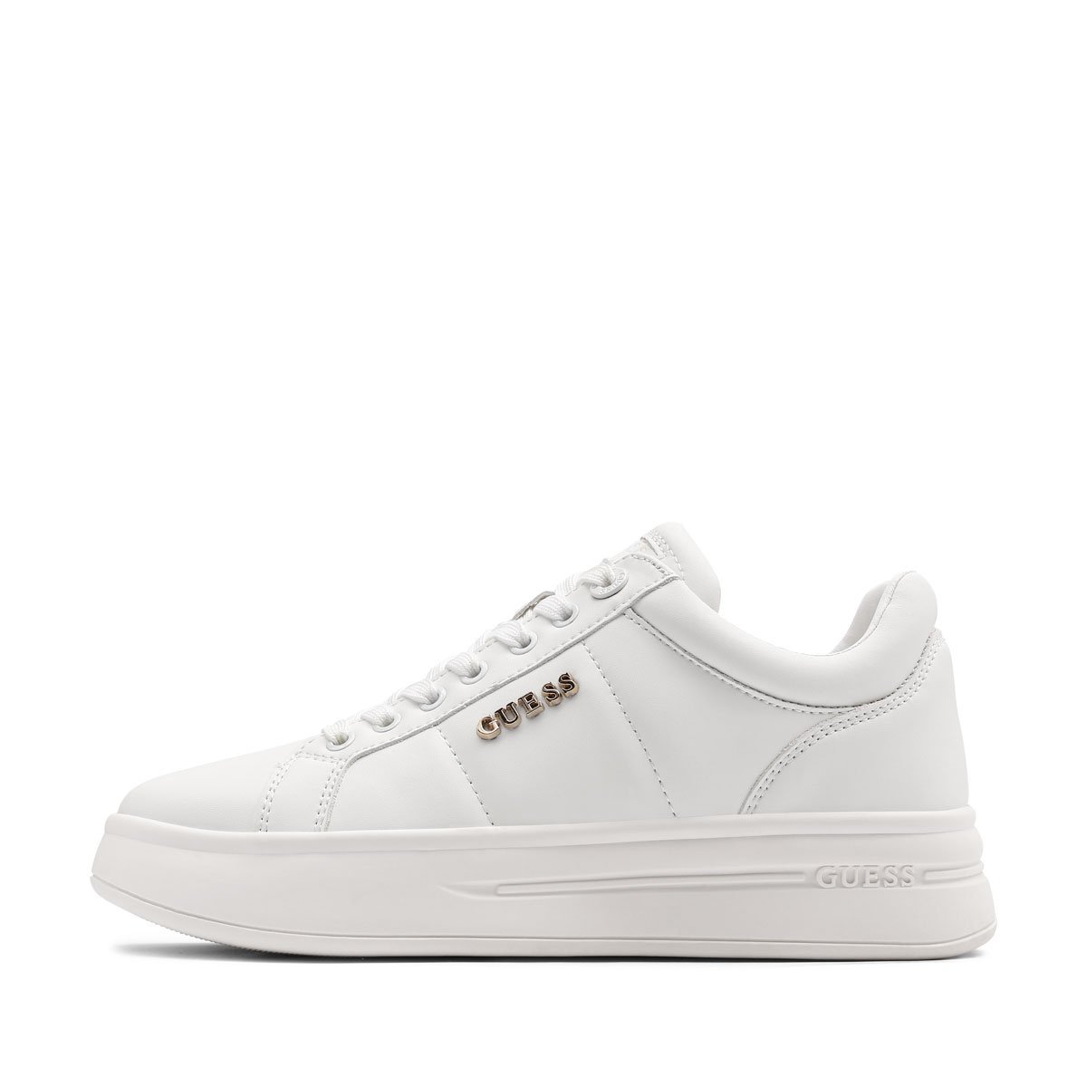 Дамски кецове Guess Welli FLFWLLELE12-WHITE Guess Welli Дамски кецове FLFWLLELE12-WHITE