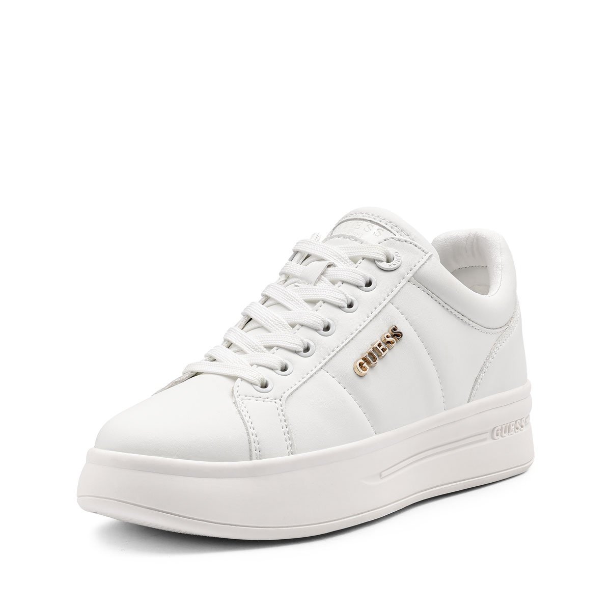 Дамски кецове Guess Welli FLFWLLELE12-WHITE Guess Welli Дамски кецове FLFWLLELE12-WHITE