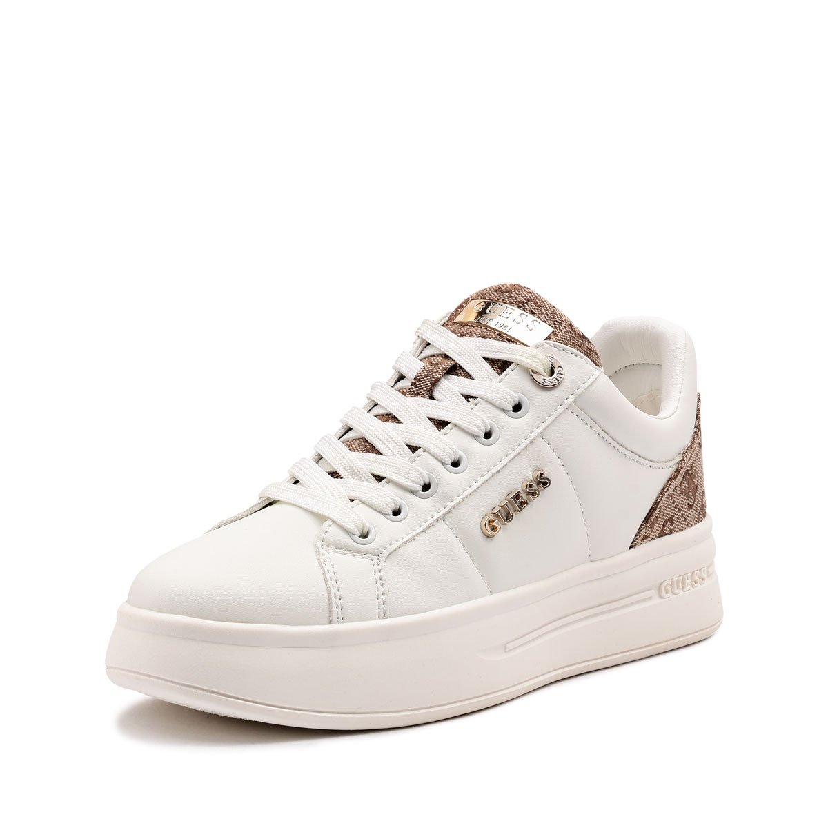 Дамски кецове Guess Welli FLFWLLFAL12-BEIBR Guess Welli Дамски кецове FLFWLLFAL12-BEIBR