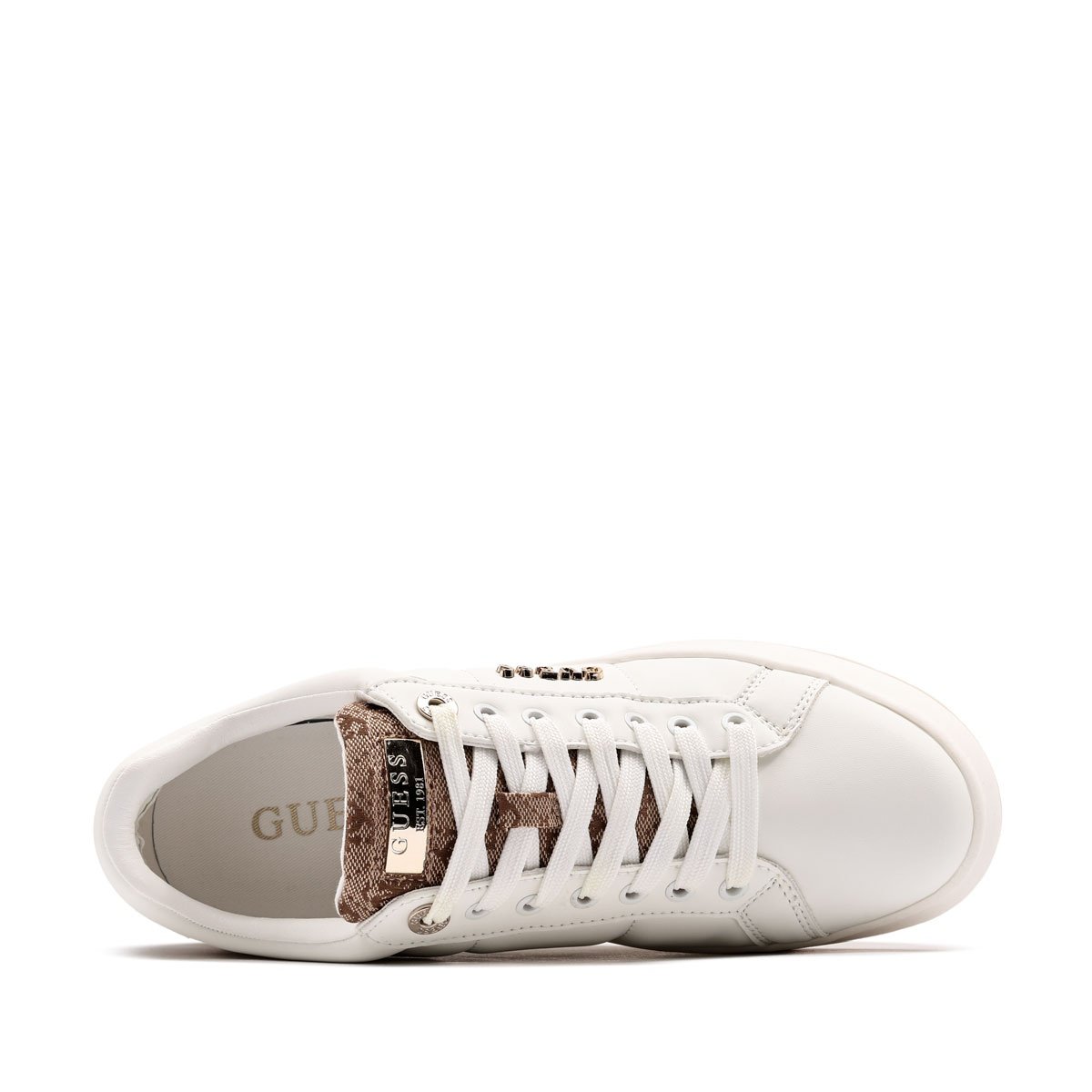 Дамски кецове Guess Welli FLFWLLFAL12-BEIBR Guess Welli Дамски кецове FLFWLLFAL12-BEIBR