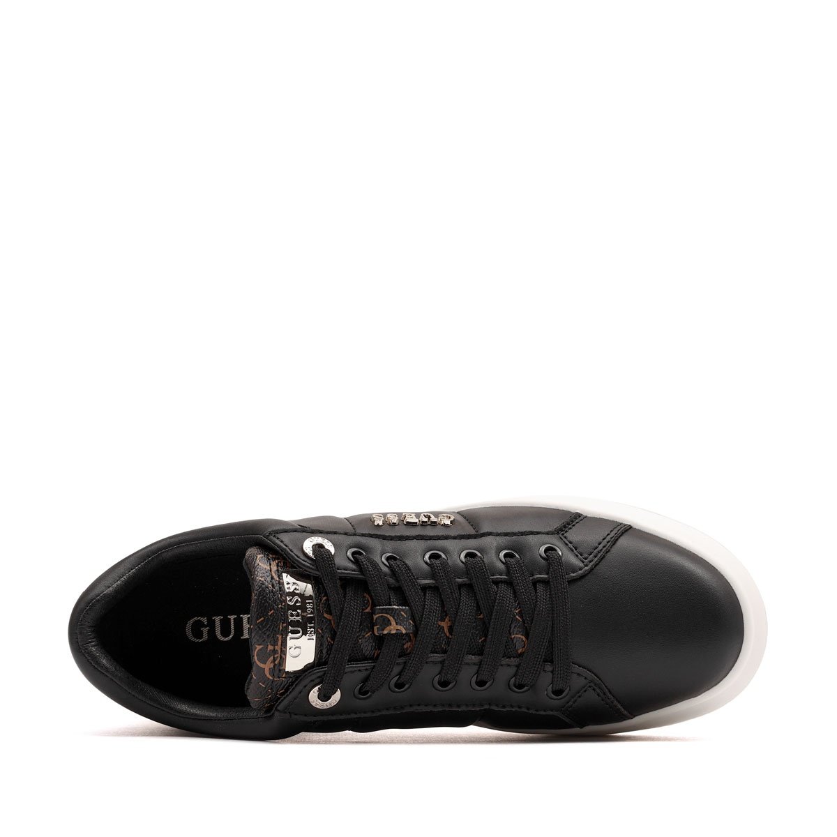 Guess Welli Дамски кецове FLFWLLPEL12-BLKBR