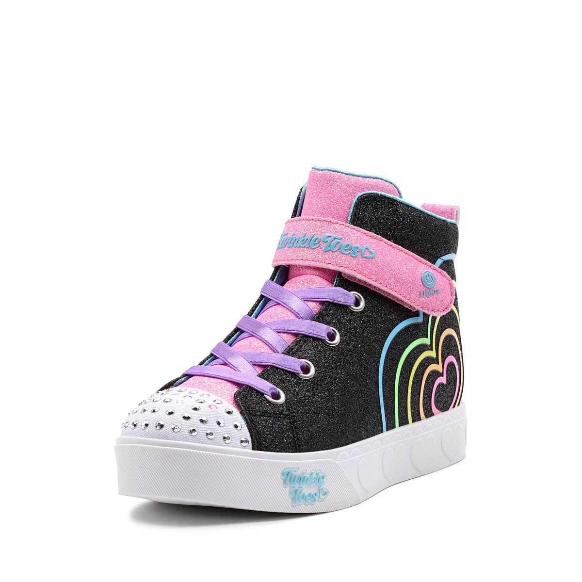Детски кецове Skechers S Lights-Heart Steps 314623L-BKMT Skechers S Lights-Heart Steps Детски кецове 314623L-BKMT