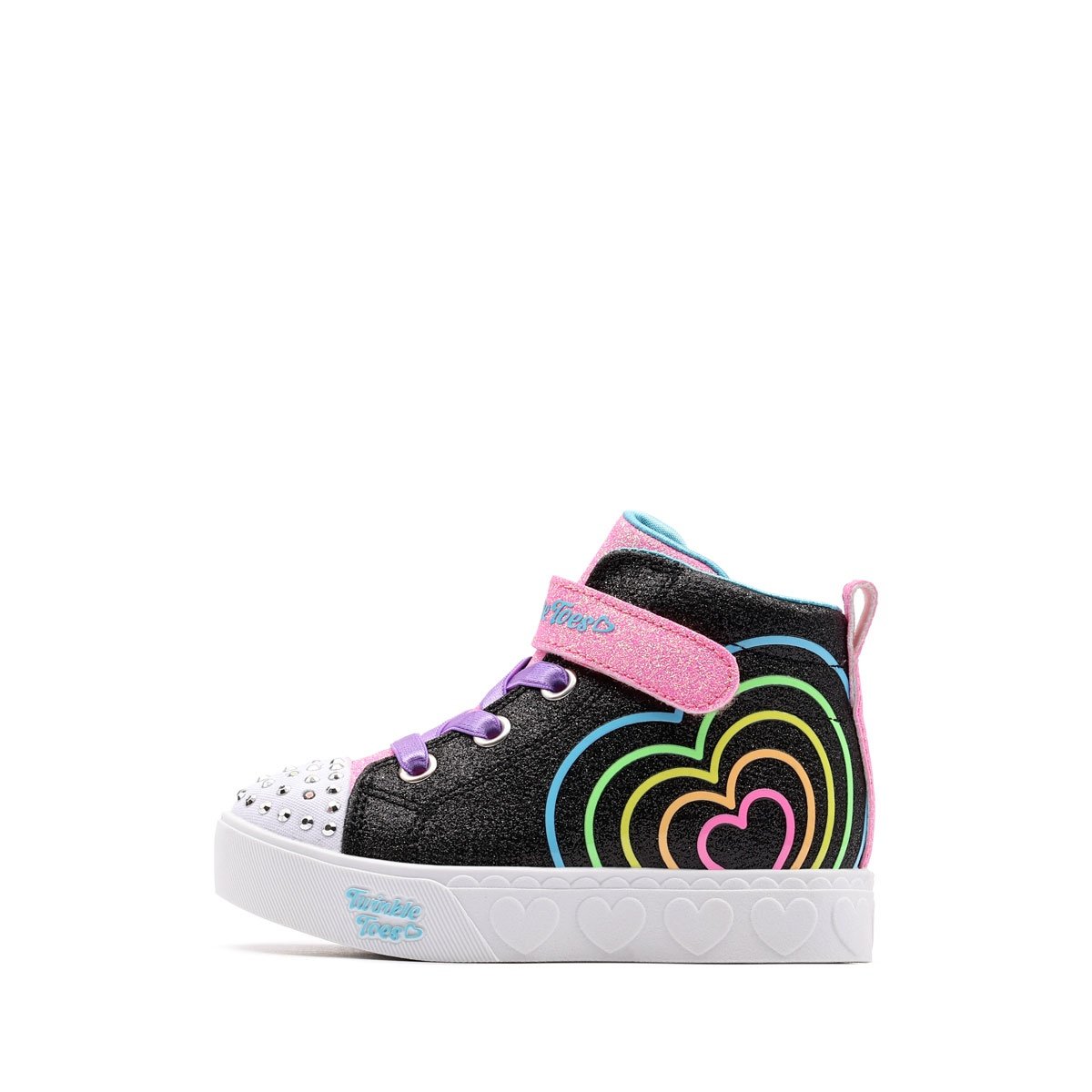 Детски кецове Skechers S Lights-Heart Steps-Heart Glow 314623N-BKMT Skechers S Lights-Heart Steps-Heart Glow Детски кецове 314623N-BKMT