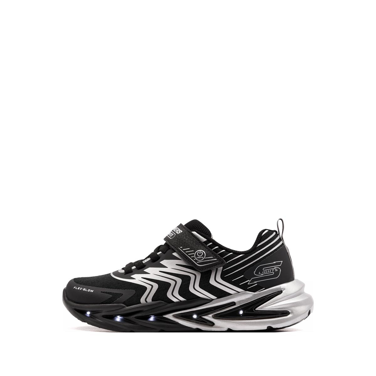 Skechers S Lights-Flex-Glow Ultra-Prism-Pacer Детски маратонки 400141LC-BKSL