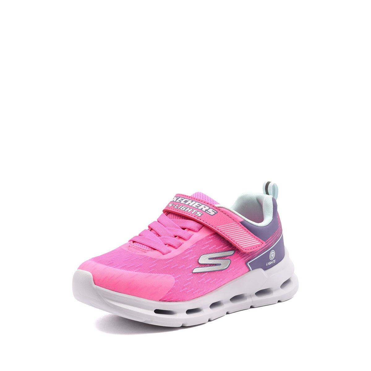 Skechers S Lights-Glide-Step Lights Детски маратонки 303730LC-PKMT