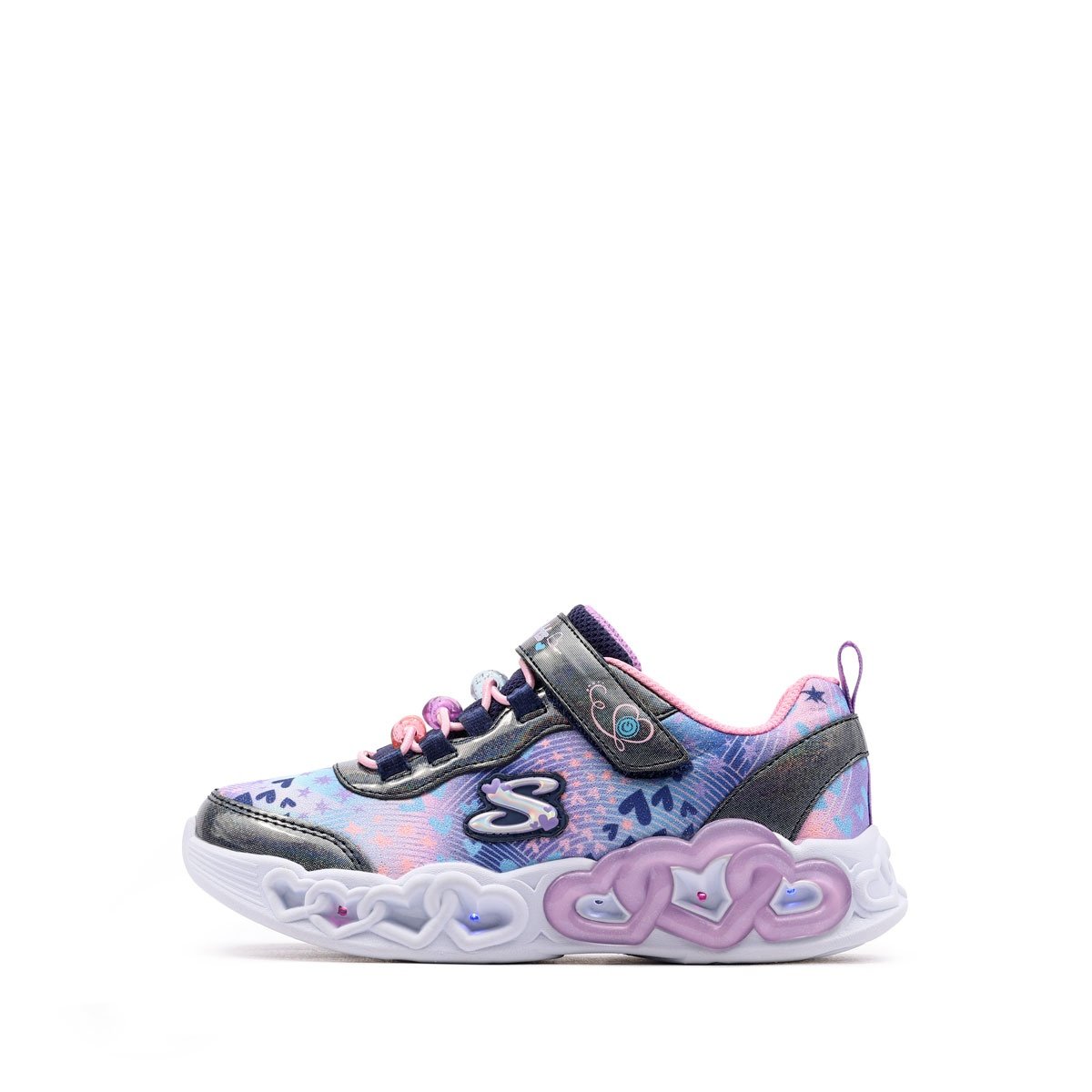Skechers S Lights-Infinite Heart Lights-Heart Jewels Детски маратонки 303261L-NVMT