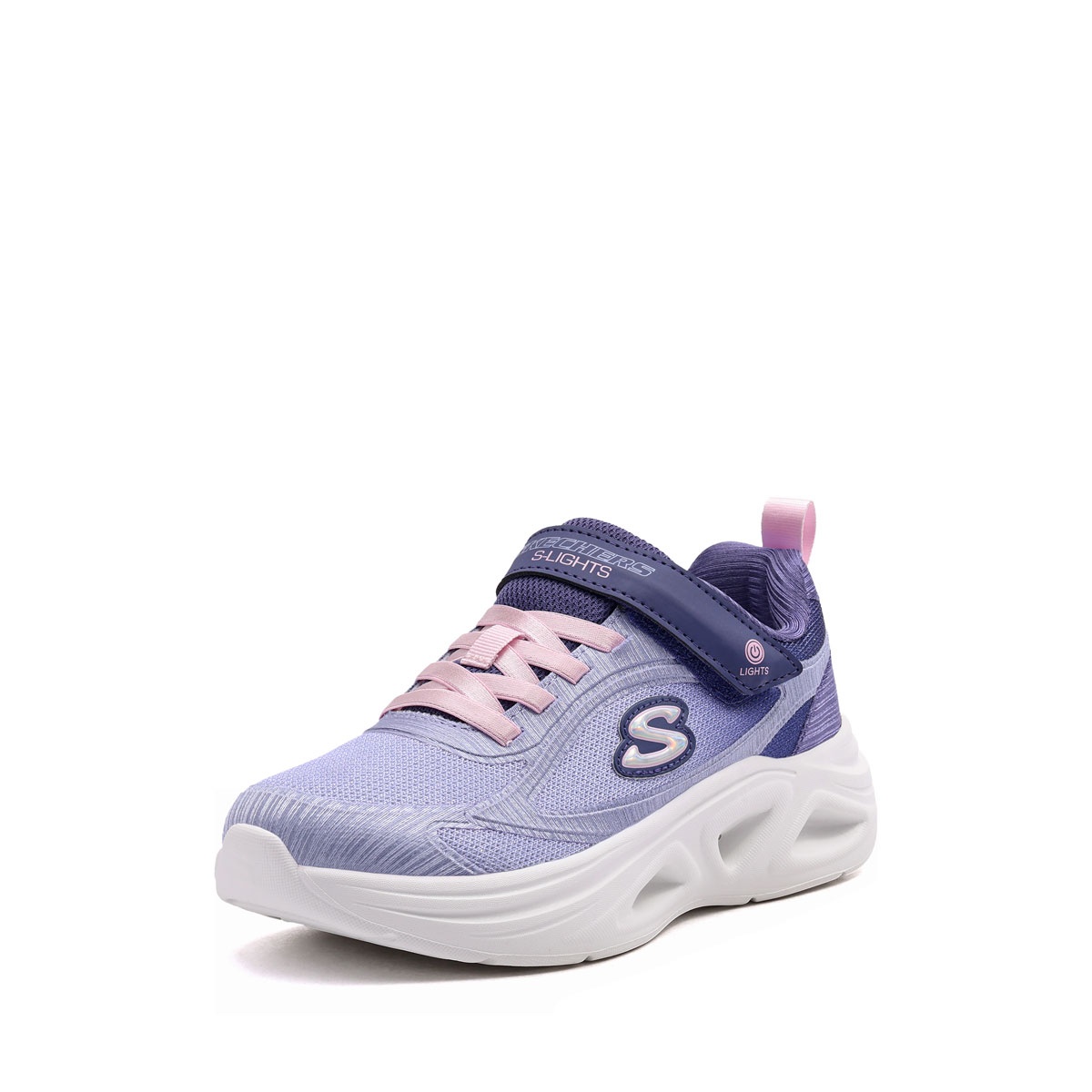 Skechers S Lights-Skechers Sola Glow 2.0 Детски маратонки 303729L-NVPK