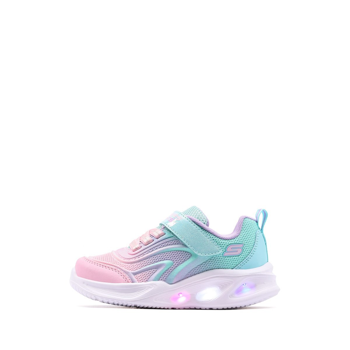 Детски маратонки Skechers S Lights-Skechers Sola Glow-Color Breeze 303713N-AQMT Skechers S Lights-Skechers Sola Glow-Color Breeze Детски маратонки 303713N-AQMT
