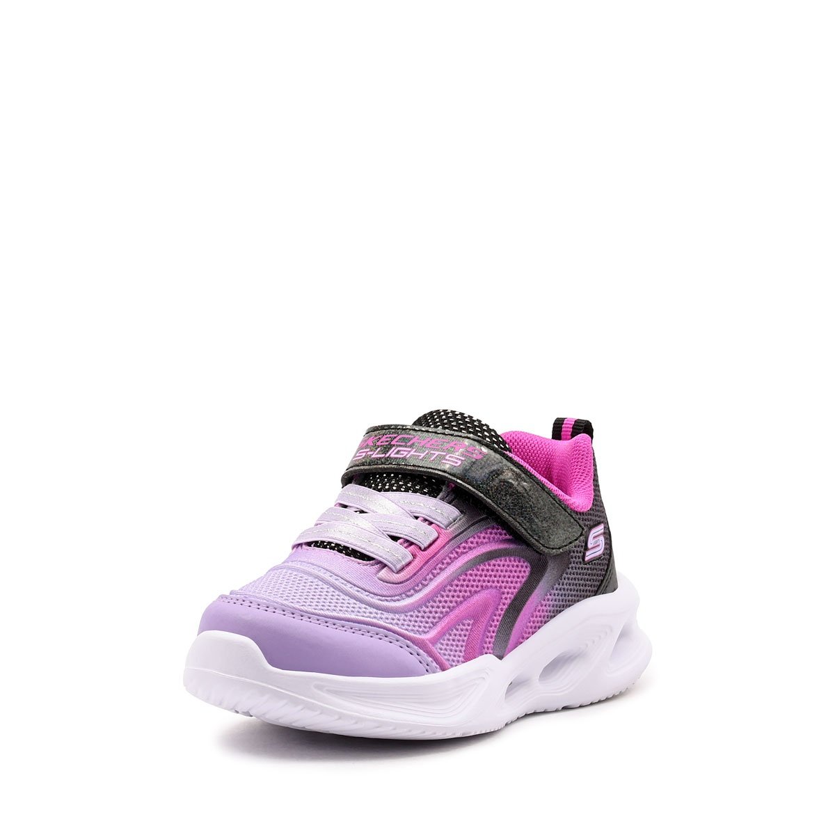Skechers S Lights-Skechers Sola Glow-Color Breeze Детски маратонки 303713N-BKMT