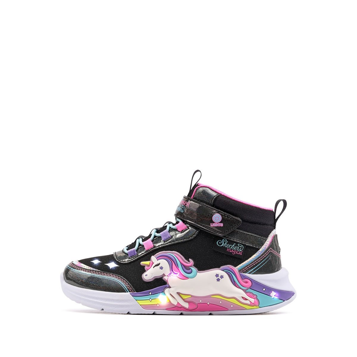 Skechers S Lights-Unicorn Chaser-Jumping Magic Детски маратонки 303302L-BKMT