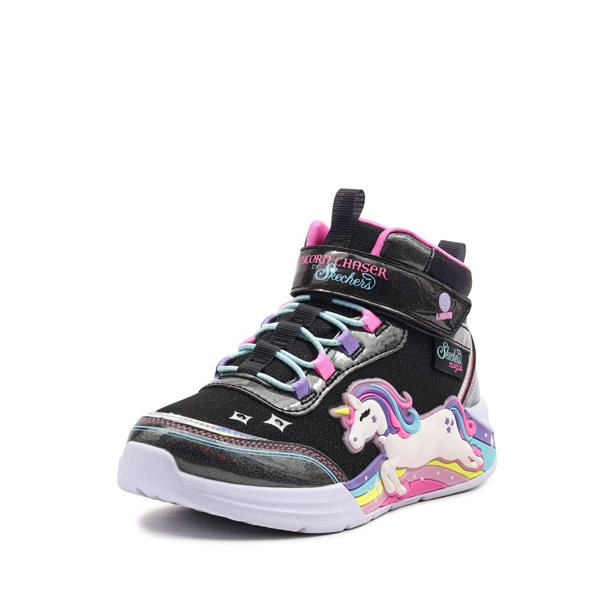 Skechers S Lights-Unicorn Chaser-Jumping Magic Детски маратонки 303302L-BKMT