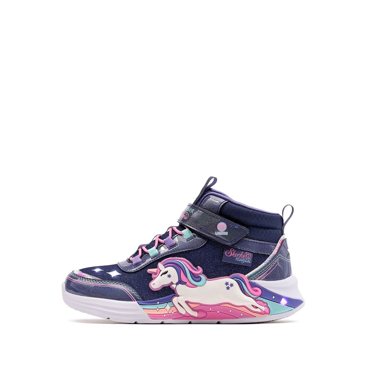 Детски маратонки Skechers S Lights-Unicorn Chaser-Jumping Magic 303302L-NVMT Skechers S Lights-Unicorn Chaser-Jumping Magic Детски маратонки 303302L-NVMT
