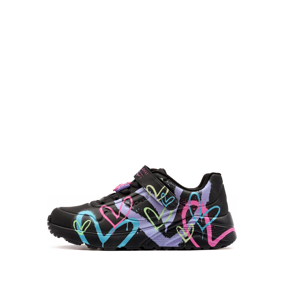 Skechers Uno Lite-Heart Status Детски маратонки 314966L-BKMT