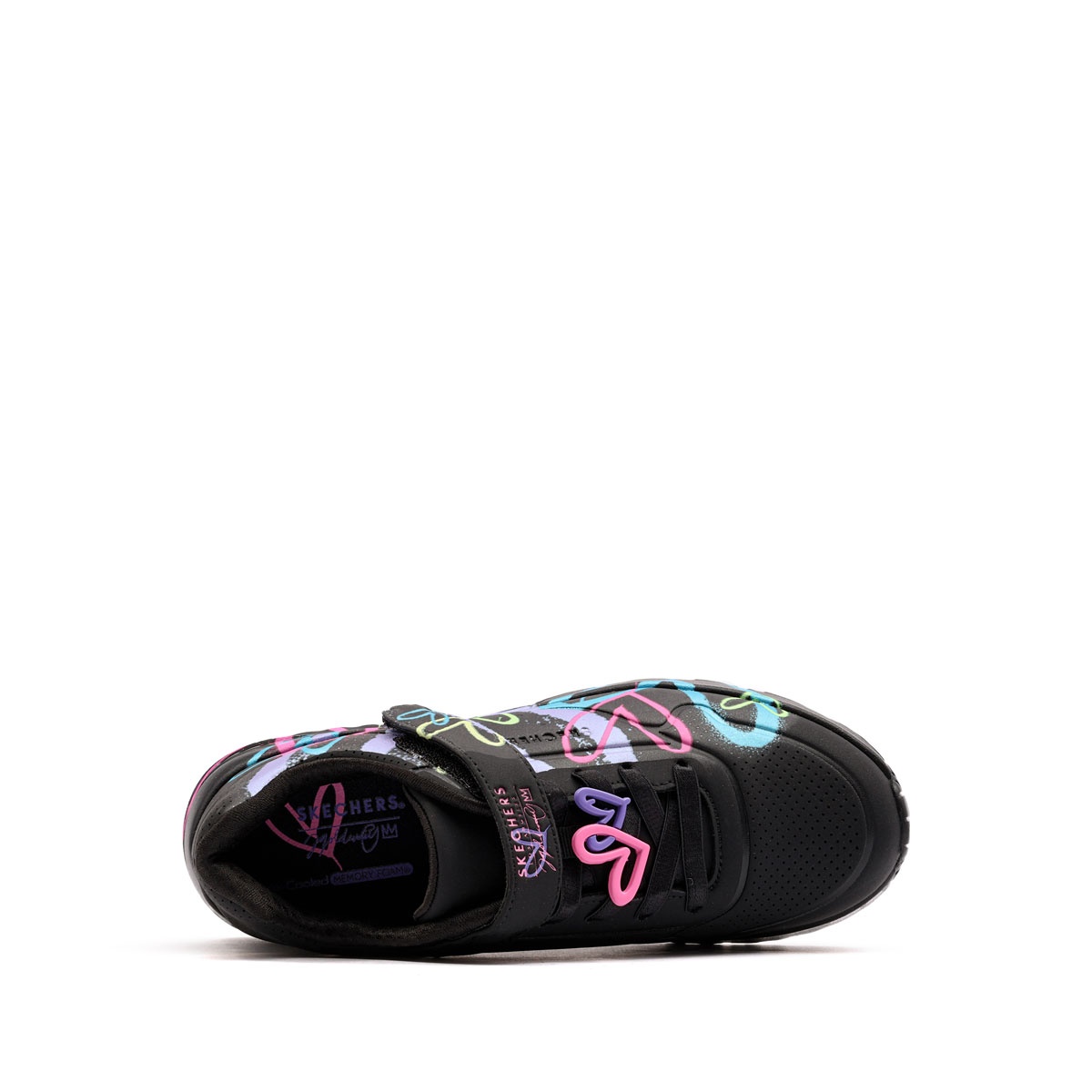 Skechers Uno Lite-Heart Status Детски маратонки 314966L-BKMT