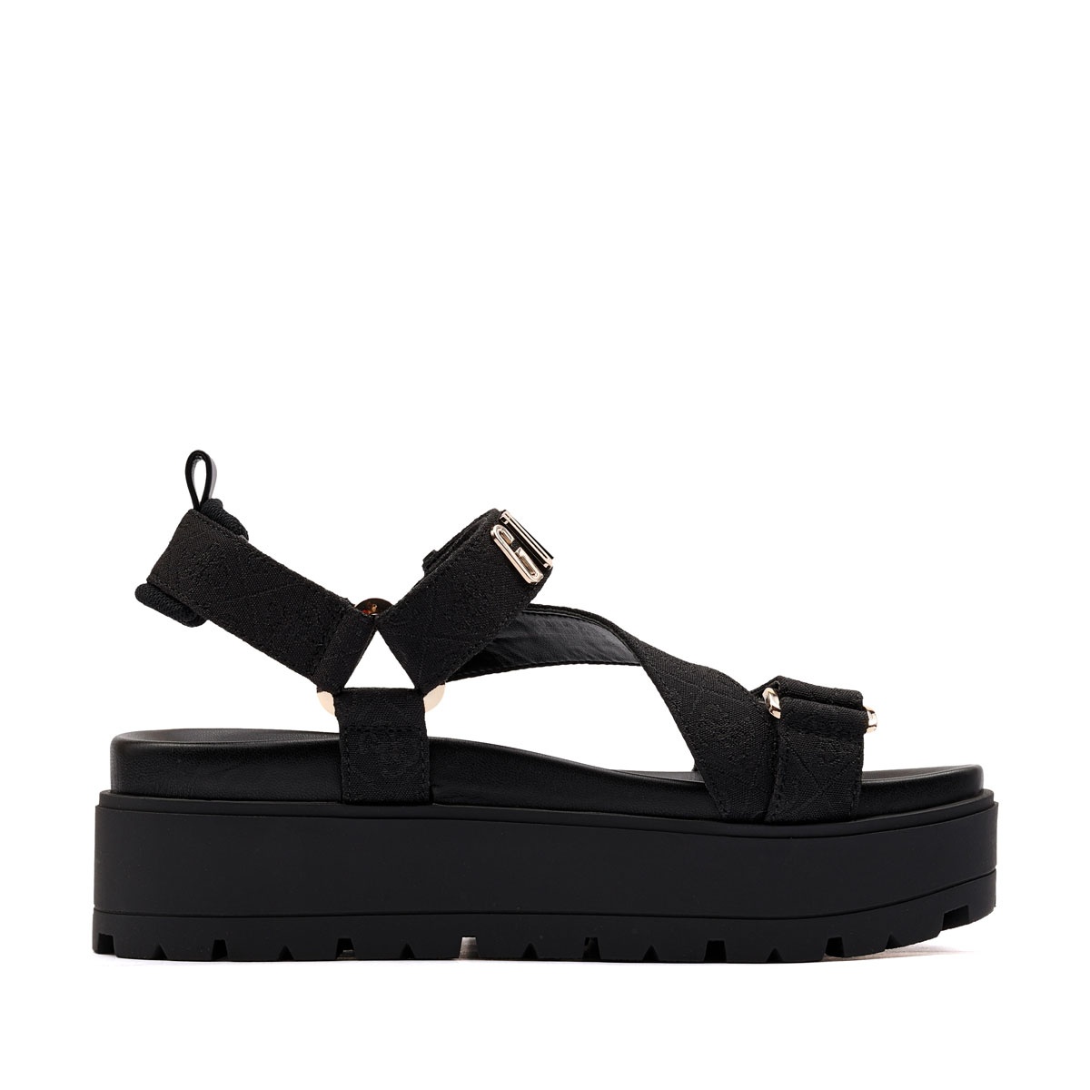 Guess Fetta Дамски сандали FLJFTTFAL03-BLACK