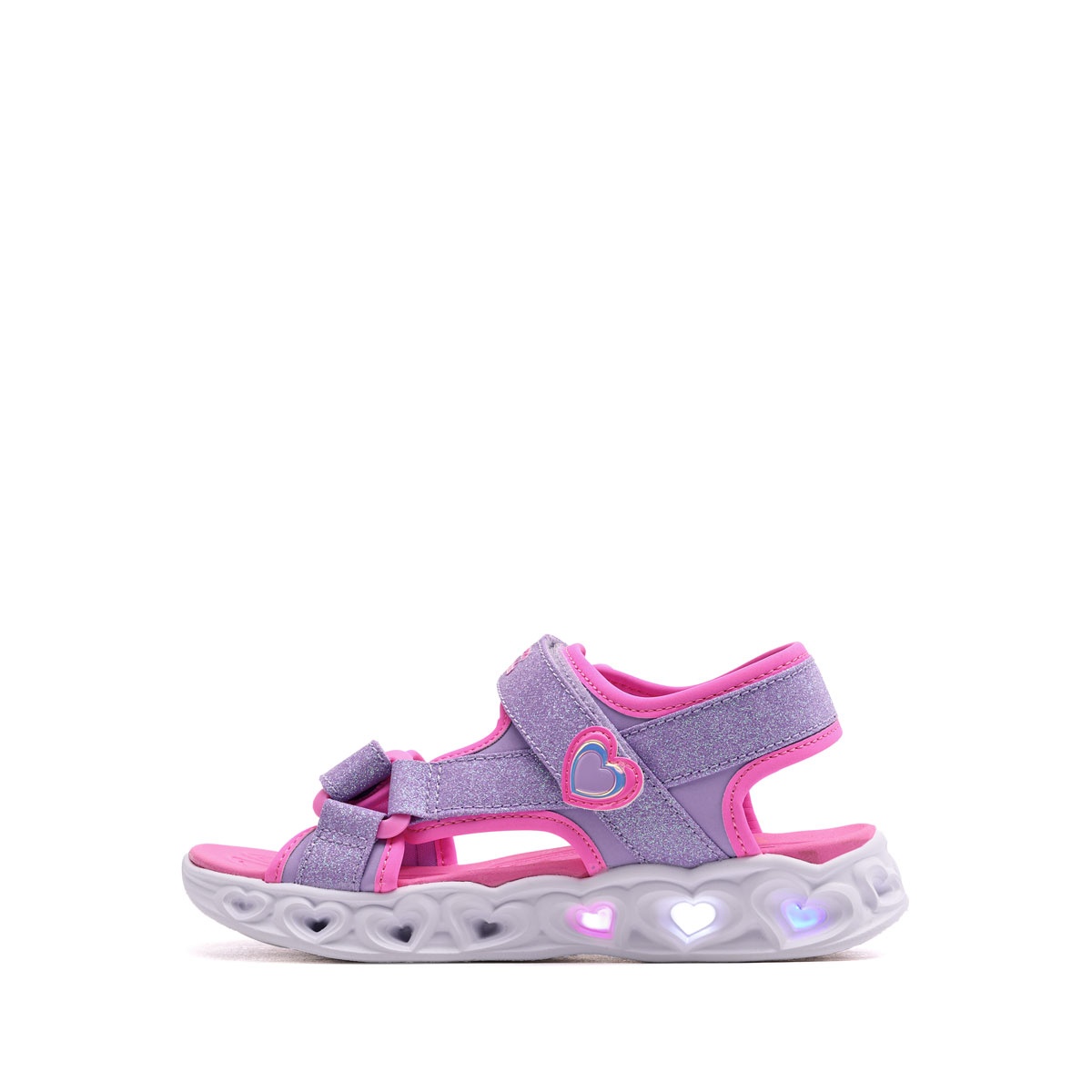 Skechers S Lights-Heart Lights-Sugar Sparks Детски сандали 303114L-LVPK