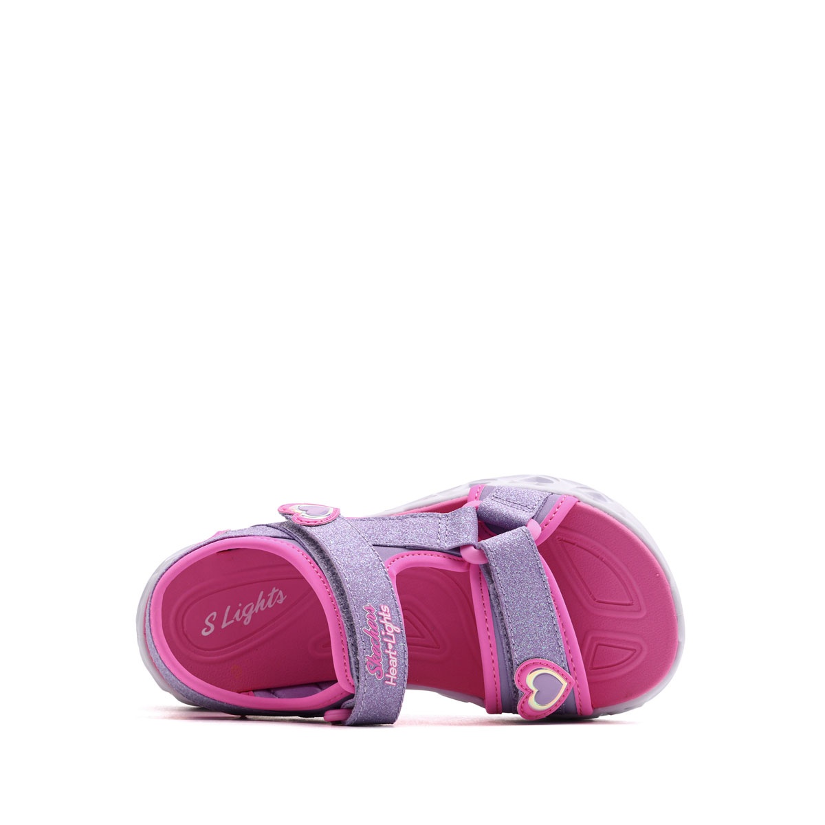 Skechers S Lights-Heart Lights-Sugar Sparks Детски сандали 303114L-LVPK