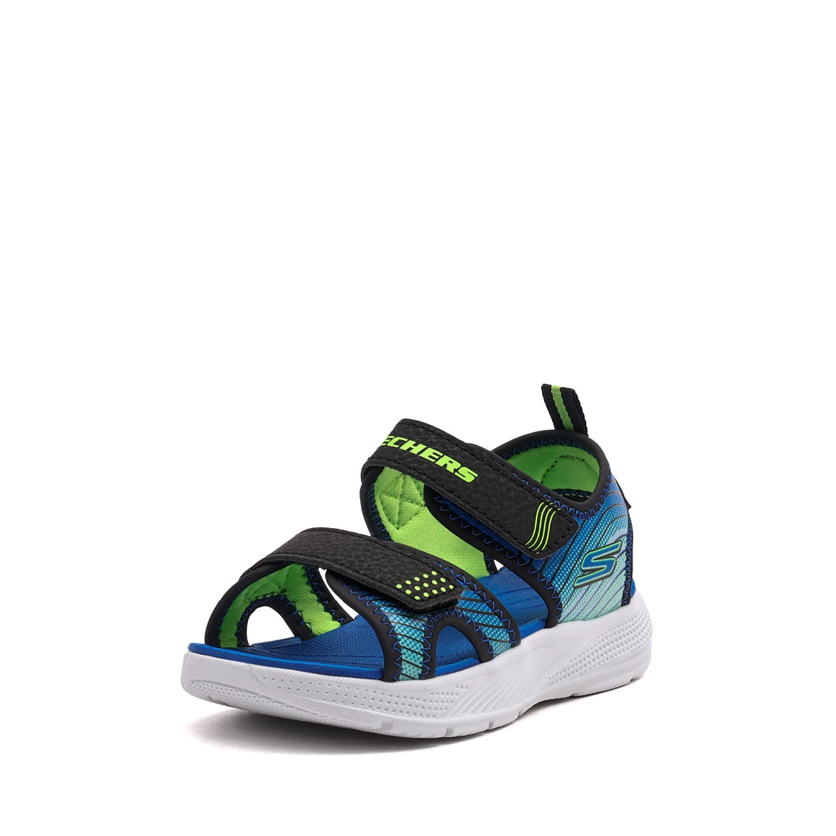 Skechers Microspec-Splash Детски сандали 407034N-BKLM