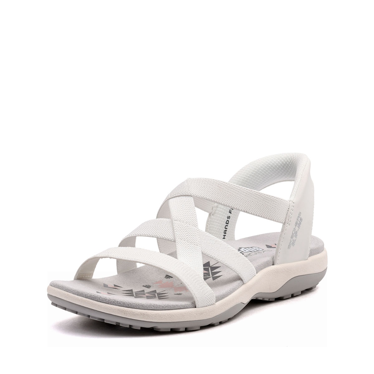 Skechers Reggae Slim-Stretch Flex Дамски сандали 163460-WHT