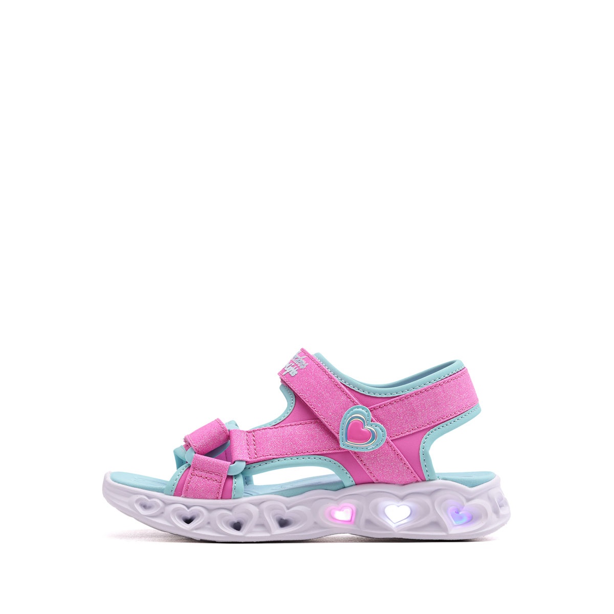 Skechers S Lights-Heart Lights-Sugar Sparks Детски сандали 303114L-PKTQ