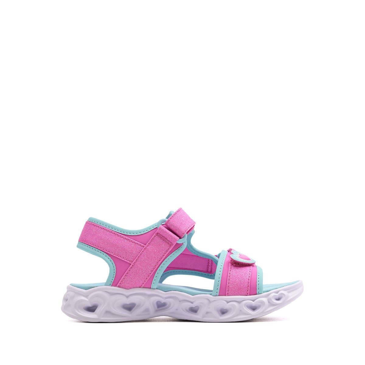 Skechers S Lights-Heart Lights-Sugar Sparks Детски сандали 303114L-PKTQ