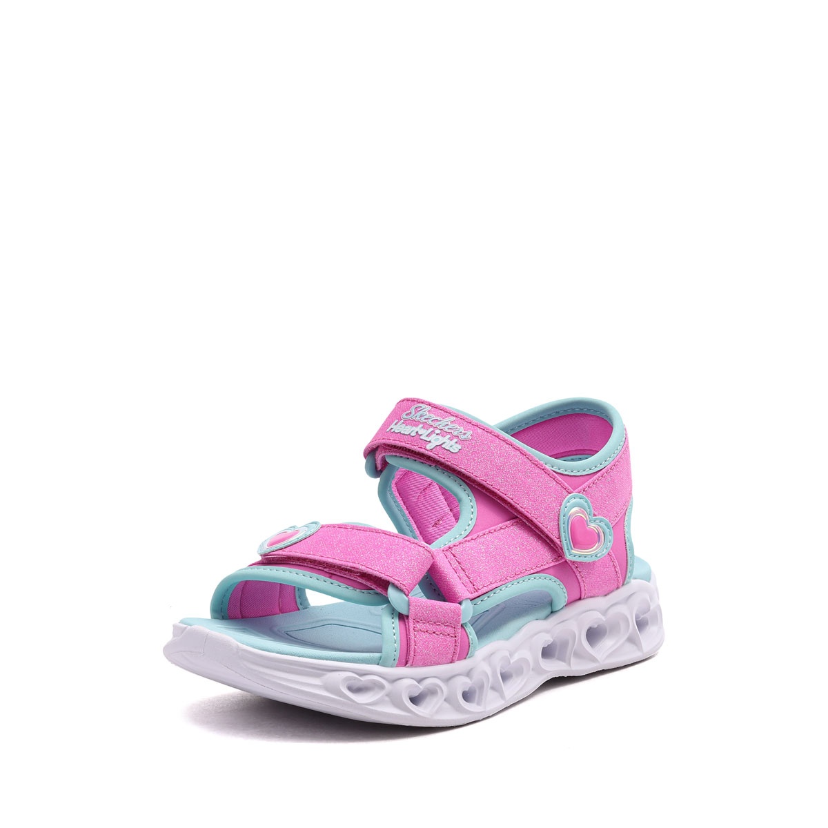 Skechers S Lights-Heart Lights-Sugar Sparks Детски сандали 303114L-PKTQ