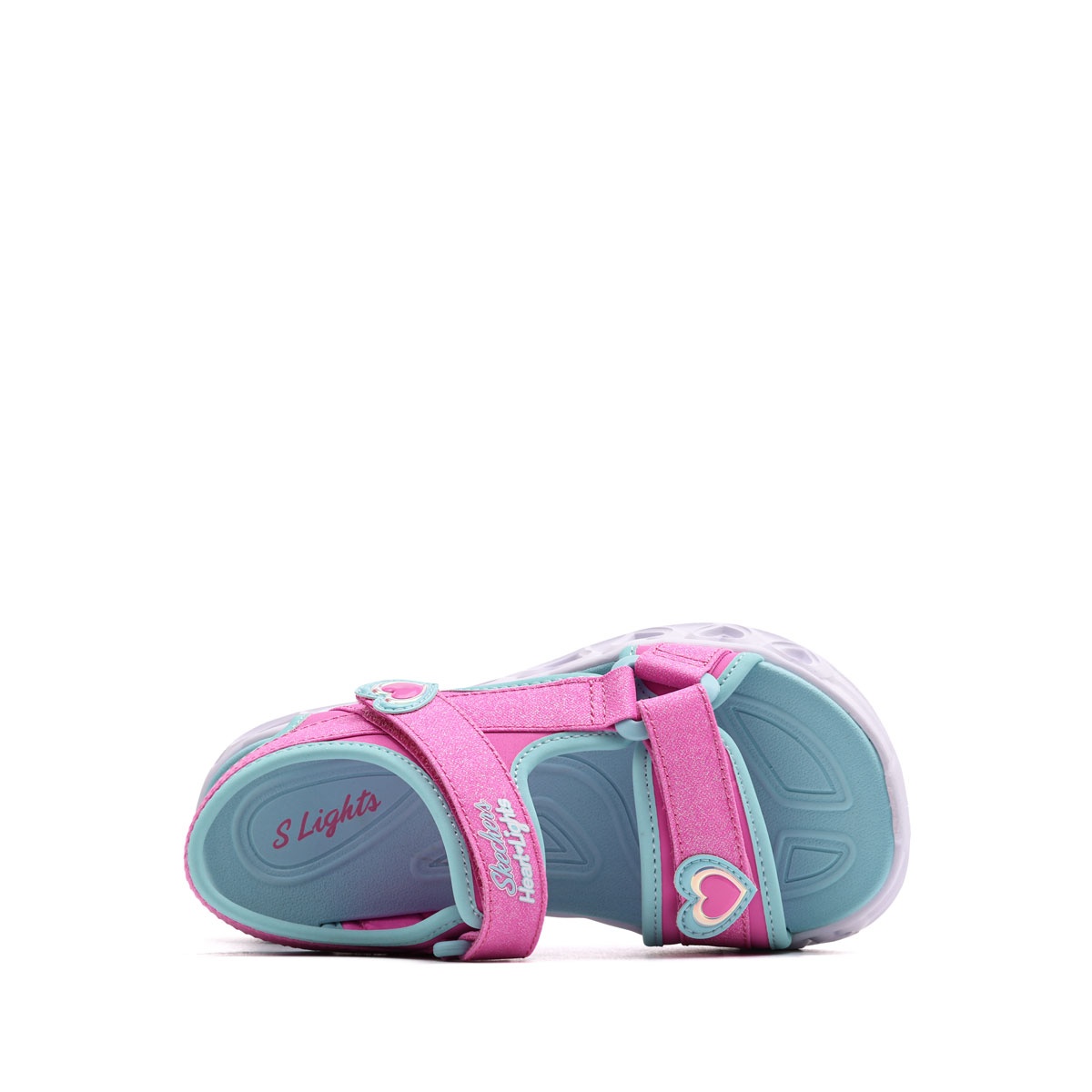Skechers S Lights-Heart Lights-Sugar Sparks Детски сандали 303114L-PKTQ