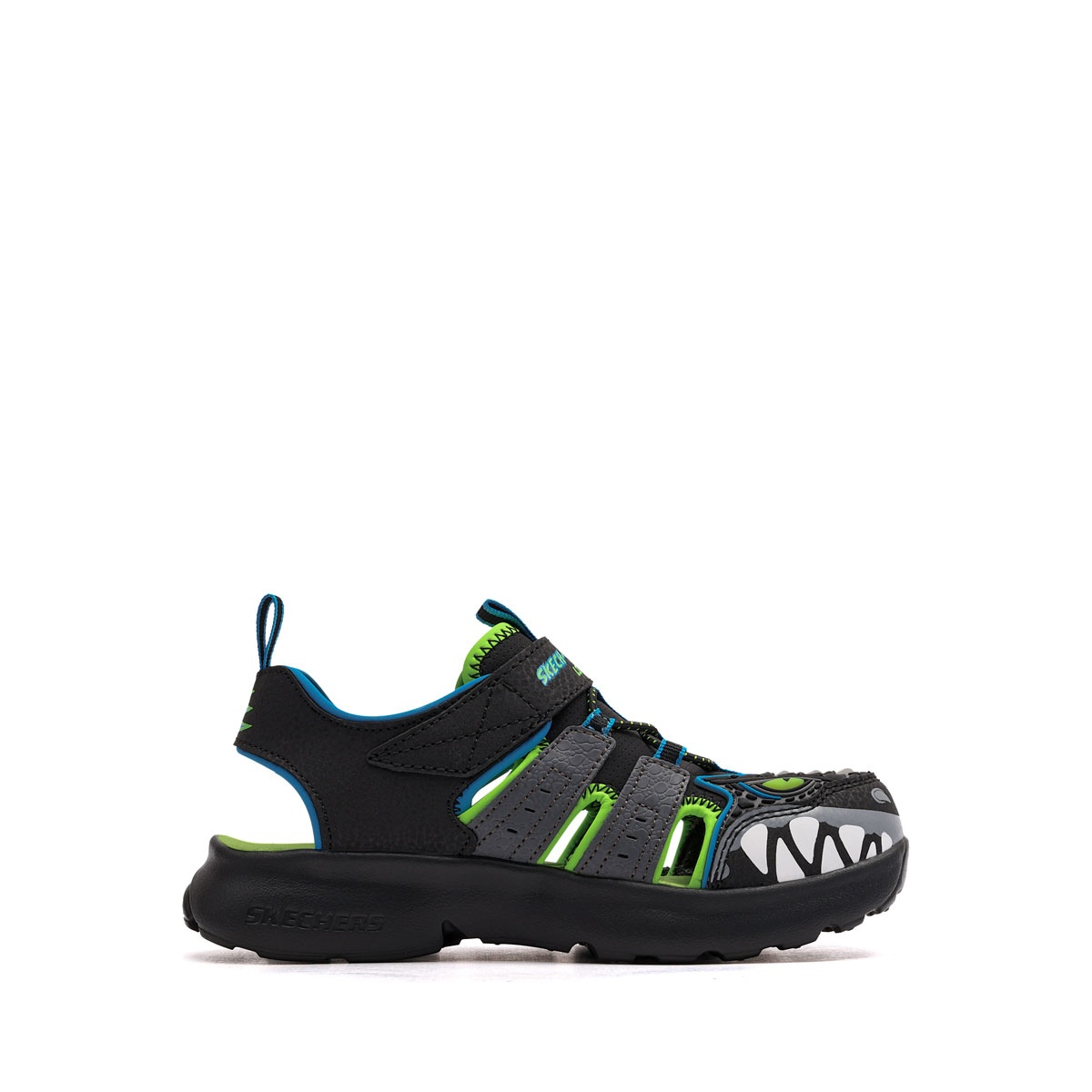 Skechers S Lights-Razor Splash-Raptor Quest Детски сандали 402284L-BKLM