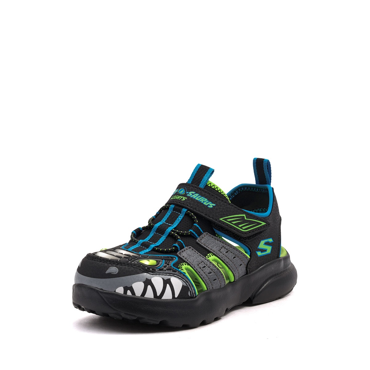 Skechers S Lights-Razor Splash-Raptor Quest Детски сандали 402284L-BKLM