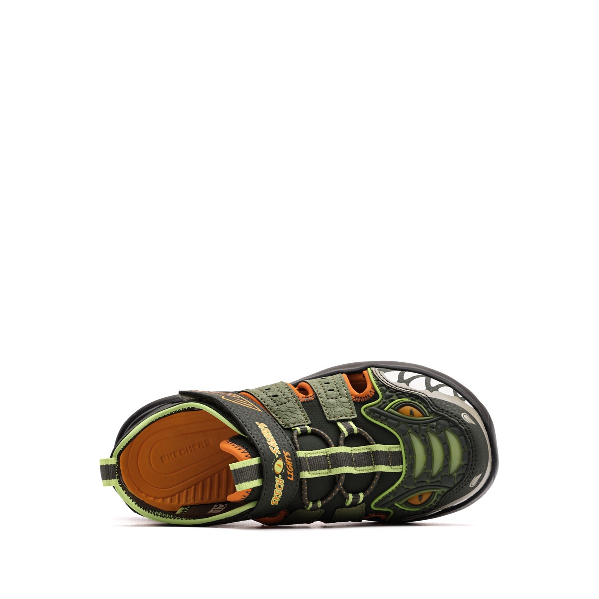 Skechers S Lights-Razor Splash-Raptor Quest Детски сандали 402284L-OLV