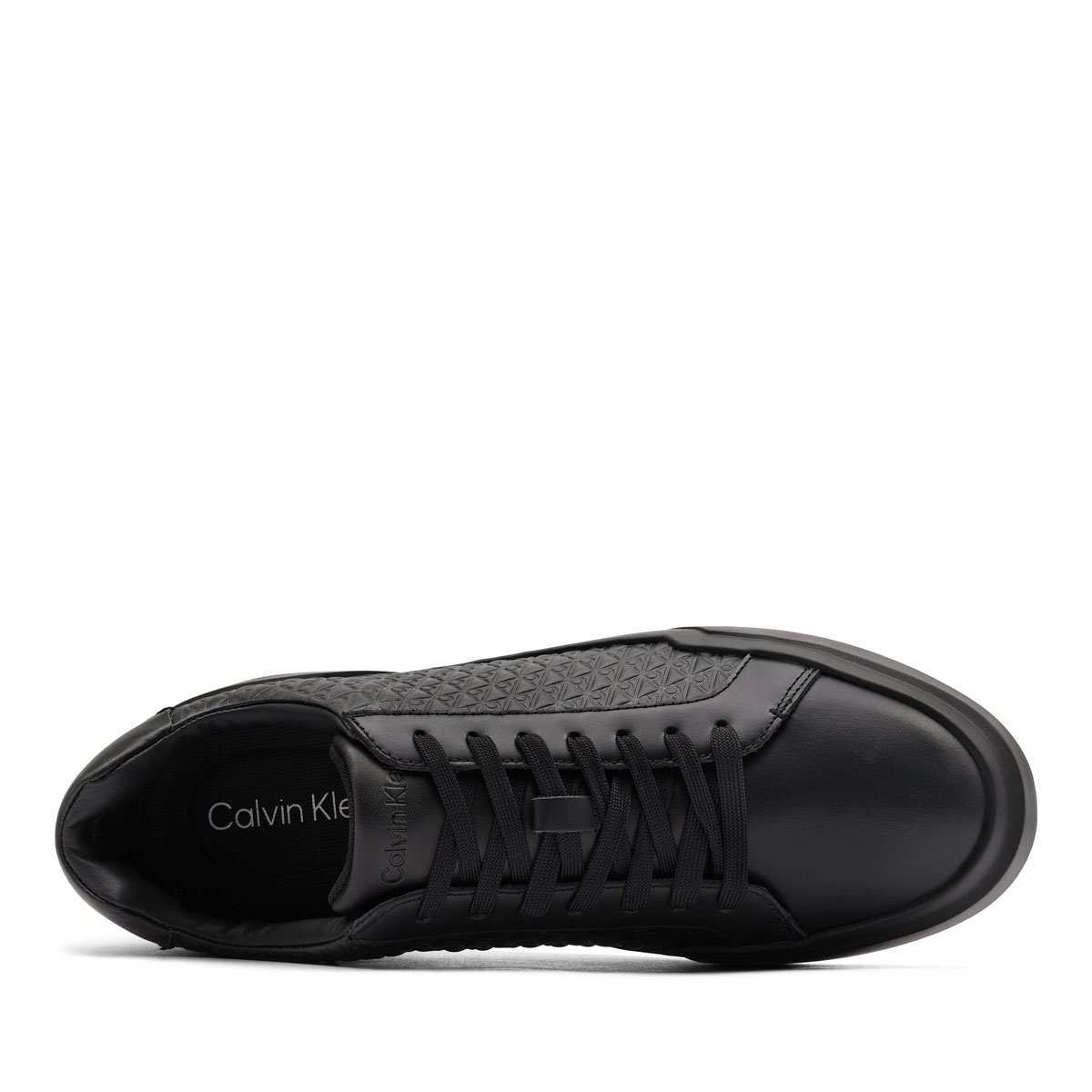 Мъжки спортни обувки Calvin Klein Chunky Cupsole LaceUp Leather AOP YM0YM013830GJ Calvin Klein Chunky Cupsole LaceUp Leather AOP Мъжки спортни обувки YM0YM013830GJ