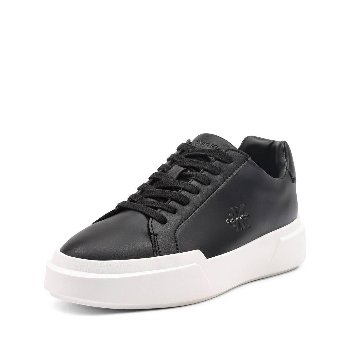 Дамски спортни обувки Calvin Klein Chunky Cupsole LaceUp Leather YW0YW019470GM Calvin Klein Chunky Cupsole LaceUp Leather Дамски спортни обувки YW0YW019470GM