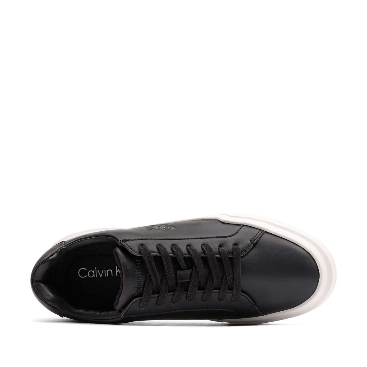 Дамски спортни обувки Calvin Klein Chunky Cupsole LaceUp Leather YW0YW019470GM Calvin Klein Chunky Cupsole LaceUp Leather Дамски спортни обувки YW0YW019470GM