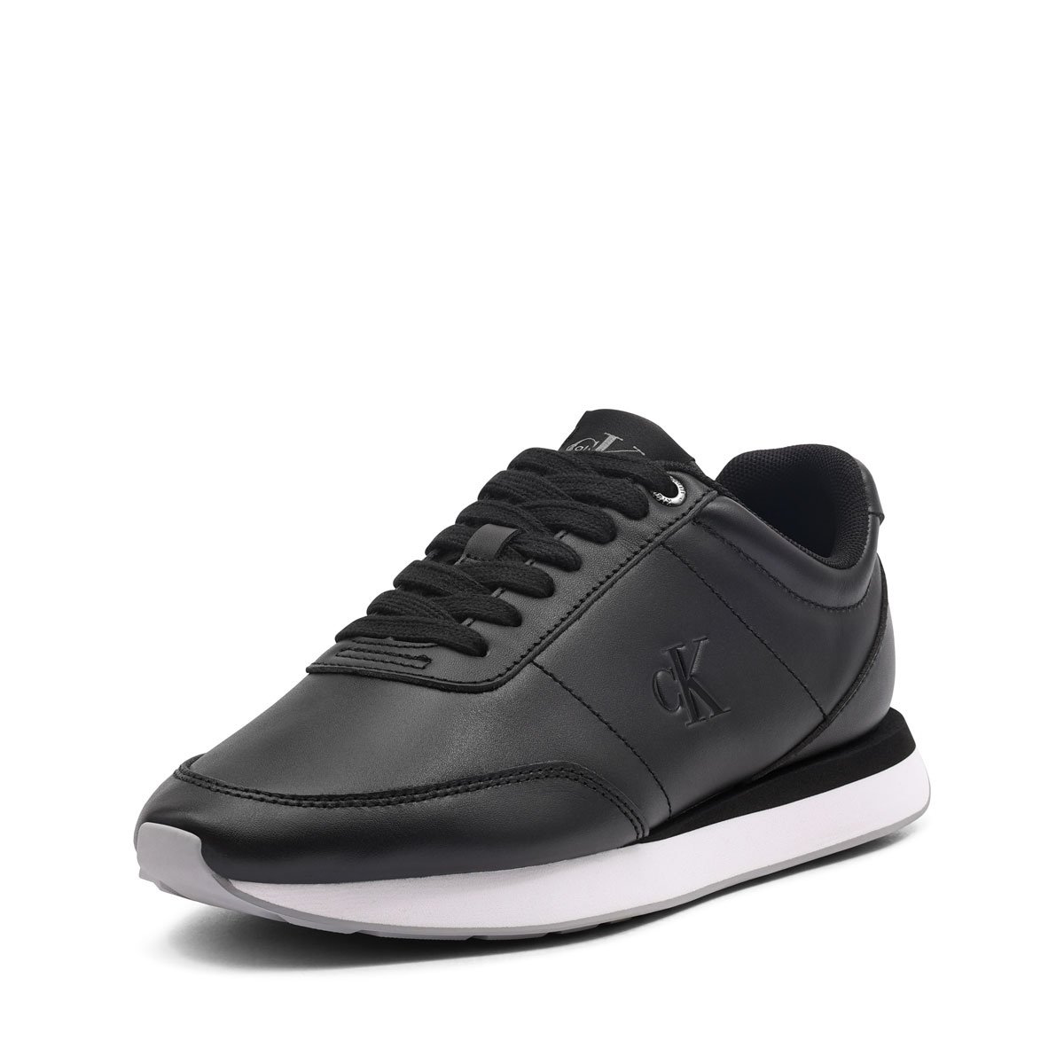 Дамски спортни обувки Calvin Klein Retro Runner Lace Up Leather MG YW0YW0194201N Calvin Klein Retro Runner Lace Up Leather MG Дамски спортни обувки YW0YW0194201N