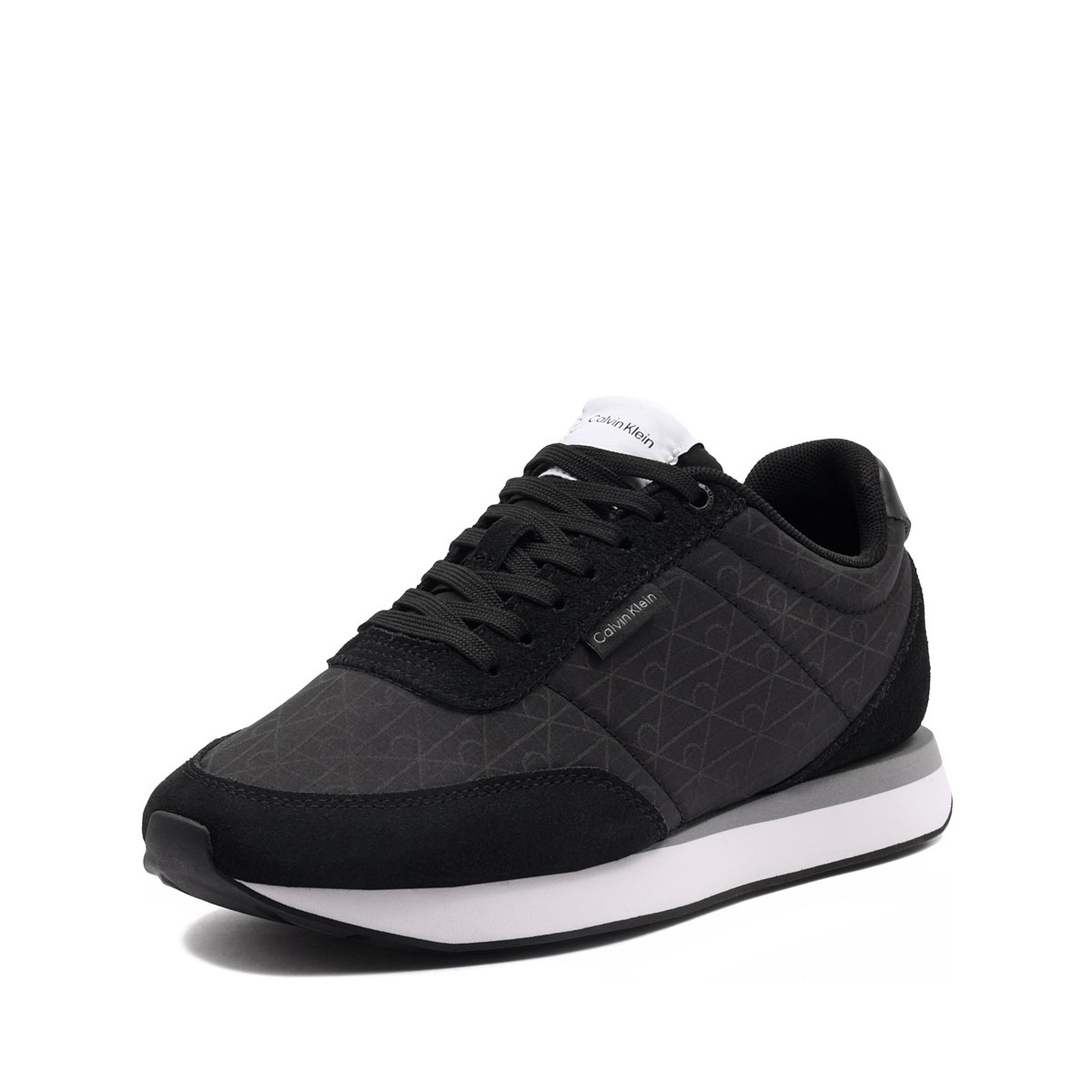 Calvin Klein Retro Runner LaceUp AOP NYL Дамски спортни обувки HW0HW02995BEH