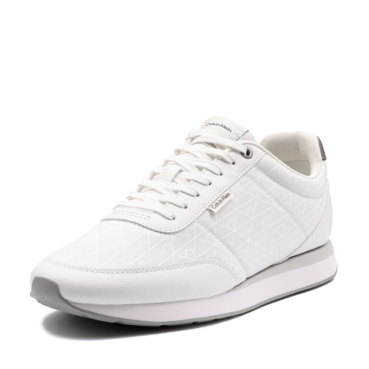 Calvin Klein Retro Runner Leather AOP NY Мъжки спортни обувки HM0HM0221302U