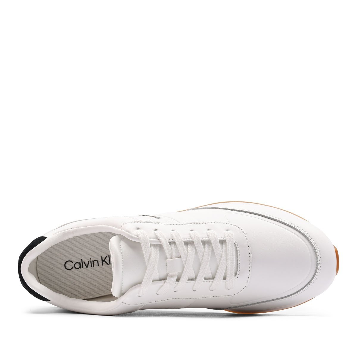 Мъжки спортни обувки Calvin Klein Retro Runner Leather Tape YM0YM0138101W Calvin Klein Retro Runner Leather Tape Мъжки спортни обувки YM0YM0138101W