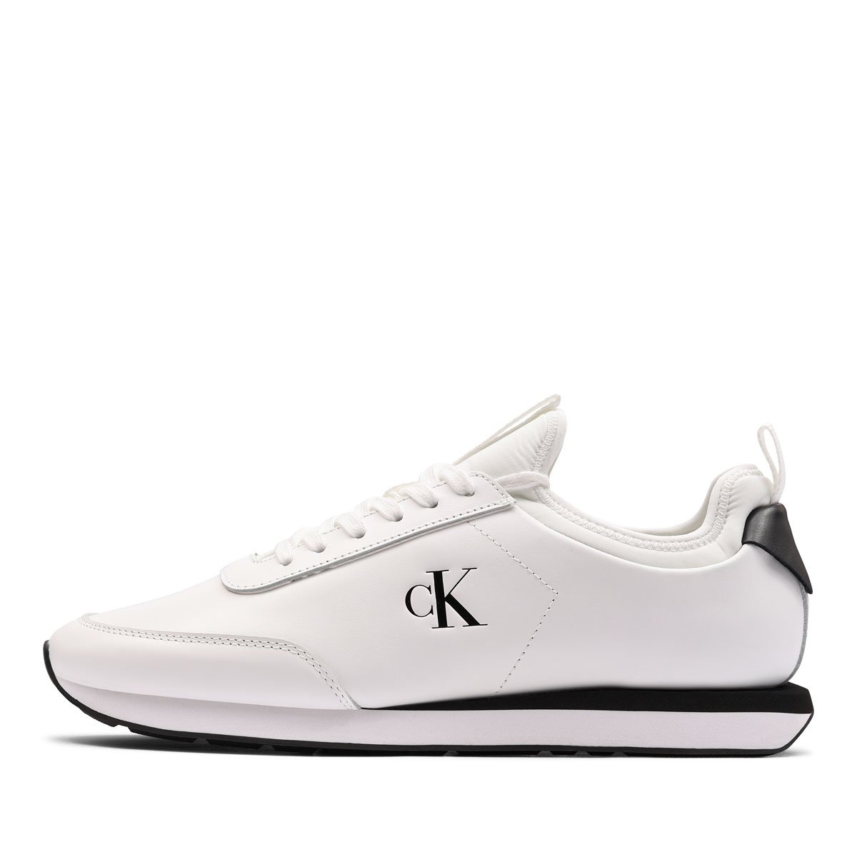 Calvin Klein Retro Runner Sock Laceup Leather Мъжки спортни обувки YM0YM0136201W