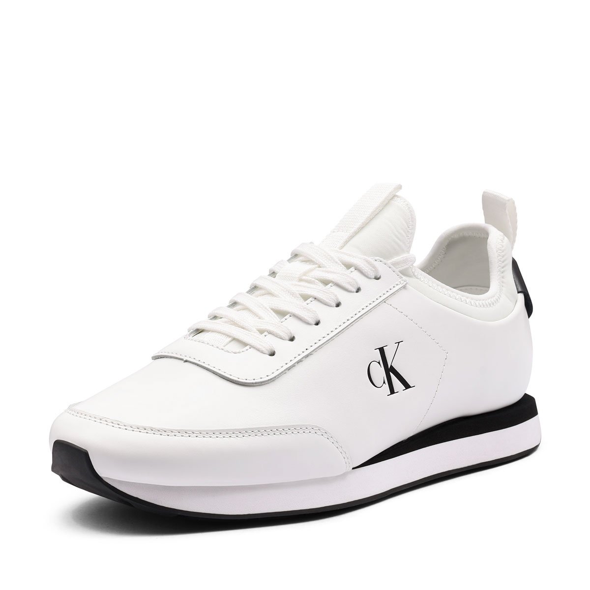 Calvin Klein Retro Runner Sock Laceup Leather Мъжки спортни обувки YM0YM0136201W