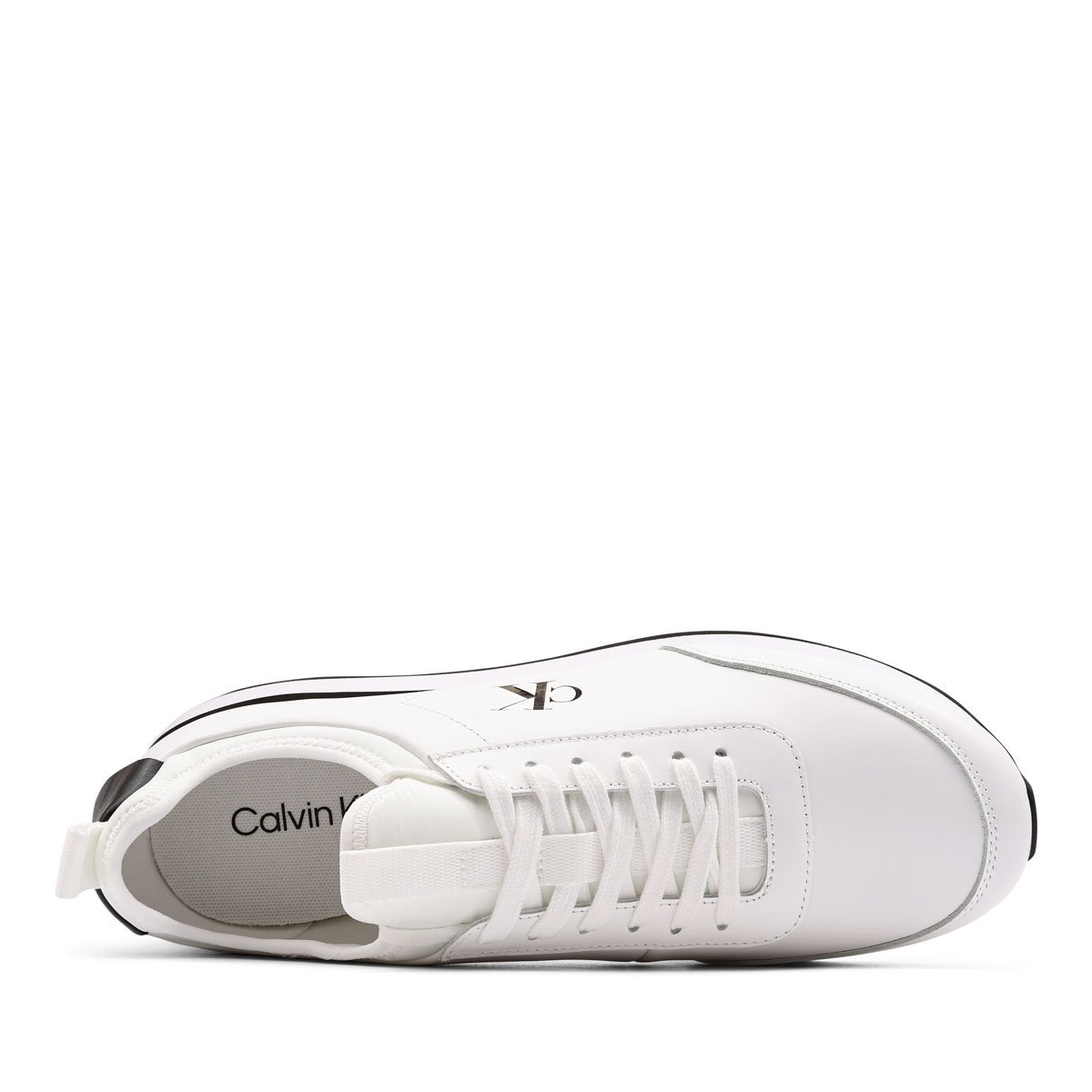 Calvin Klein Retro Runner Sock Laceup Leather Мъжки спортни обувки YM0YM0136201W