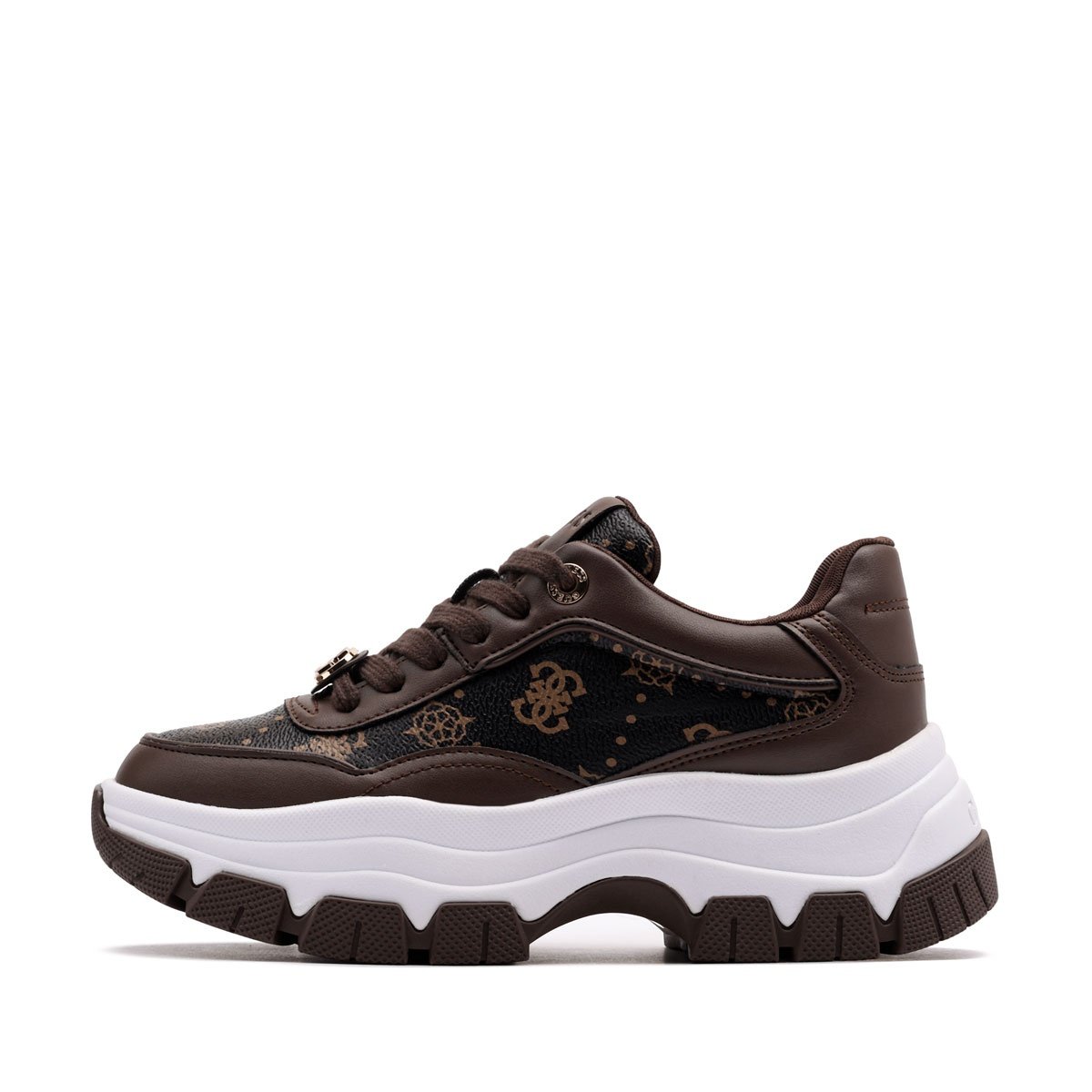 Дамски спортни обувки Guess Berrett2 FLFBRTPEL12-BROWN Guess Berrett2 Дамски спортни обувки FLFBRTPEL12-BROWN